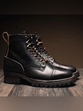 Thursday Boot Company Black Label Black/Natural Teacore Challenger Boot 11